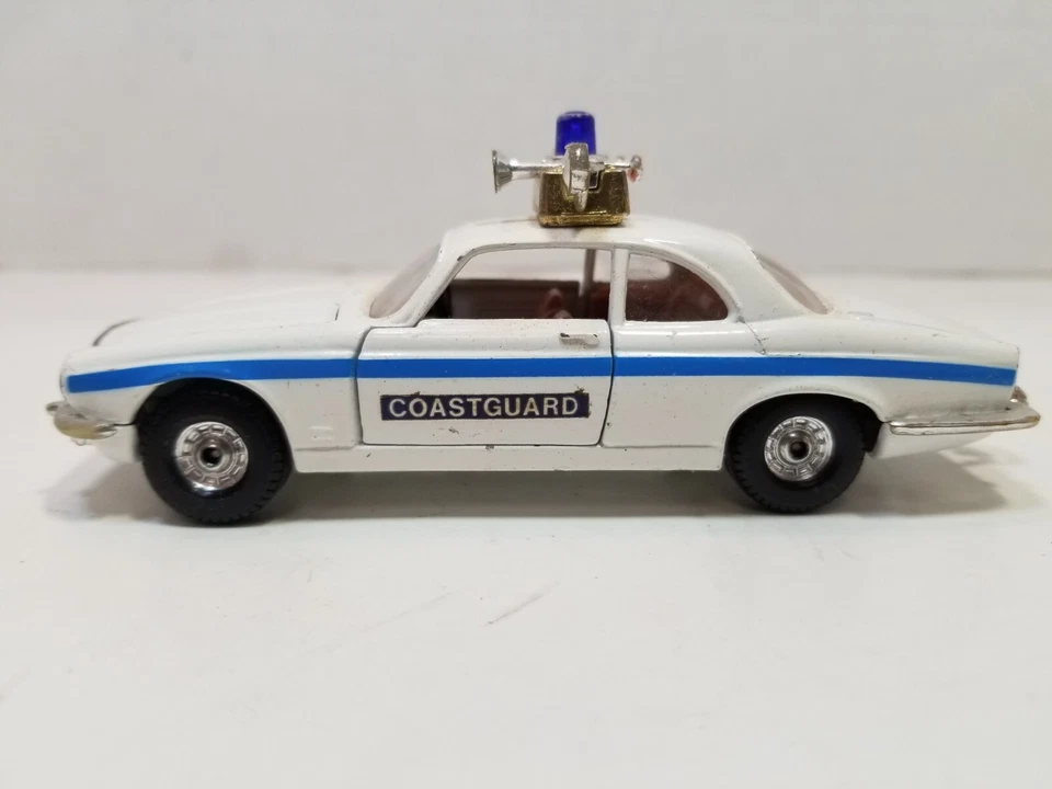 Vintage JAGUAR XJ12C COAST GUARD CORGI 1:43 SCALE 1970s England White - Image 2 of 4