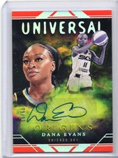 Dana Evans 2024 Panini Origins WNBA Universal Autographs Red 79/99