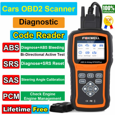 Foxwell PLUS OBD2 Universal Car Scanner Diagnostic Tool for ABS Bleeding SRS SAS