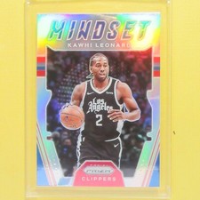 KAWHI LEONARD  2021-22 Panini Prizm MINDSET SILVER PRIZM #14  Clippers