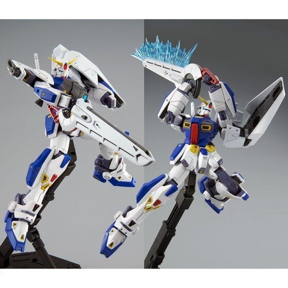 ガンプラ MG F90 ミッションパックD-TYPE&G-TYPE 塗装済完成品 MG 1/100 MISSION PACK D-TYPE & G-TYPE for GUNDAM F90 P