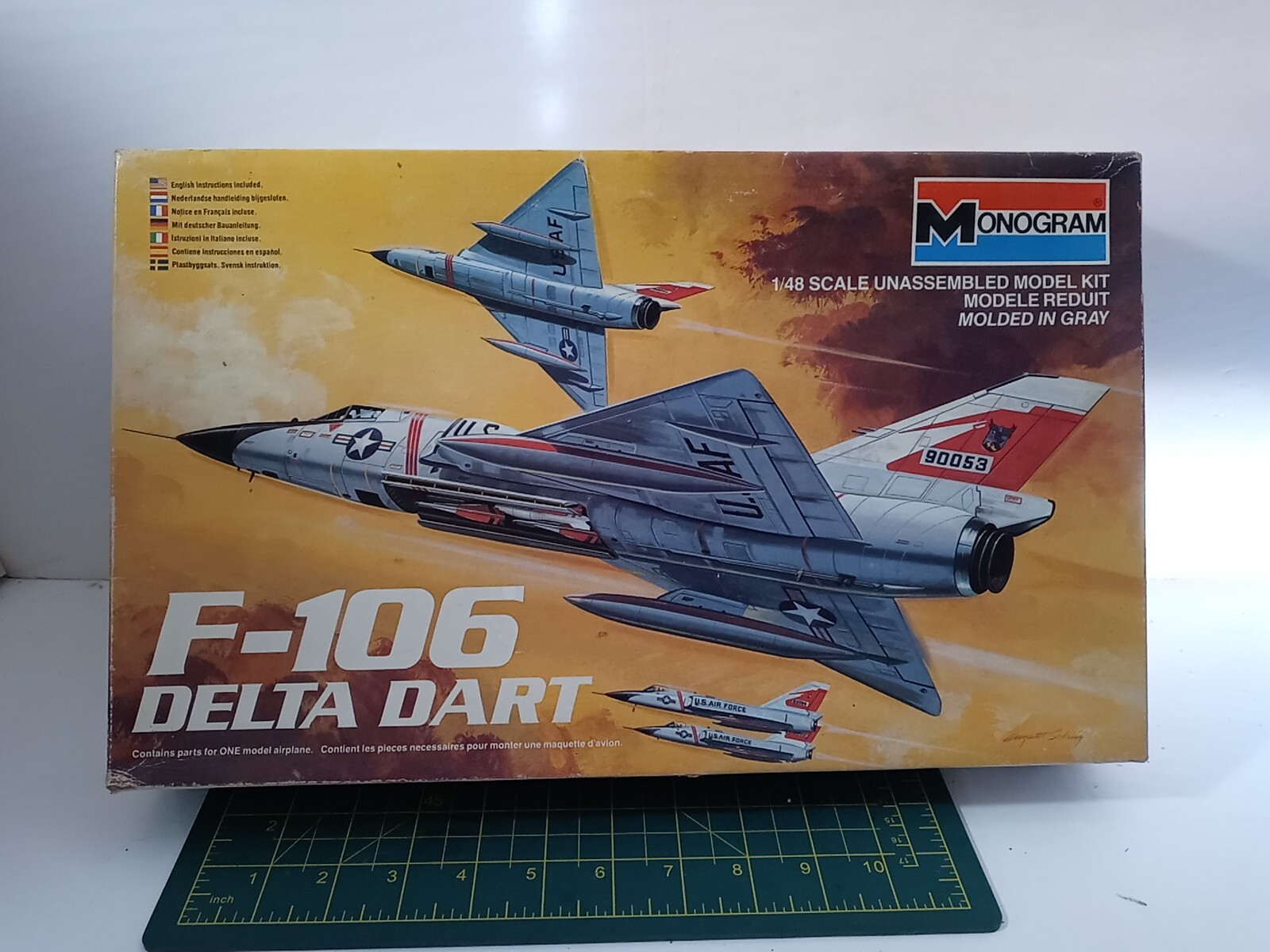 Monogram 1/48 F106 Delta Dart Model Airplane Used Never Started eBay