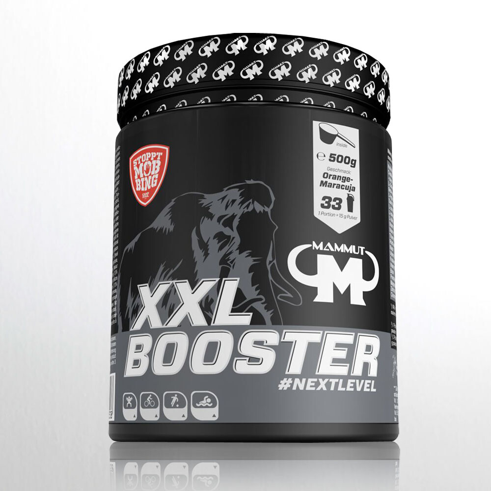 Mammut XXL Booster m. Creatin Glutamin 3 x 500g Pre Workout Booster 31