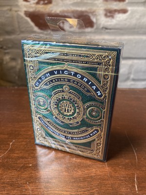 Theory 11 Green High Victorian Premium Quality Custom Playing Cards BRAND NEW