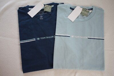 !!NEU: Tom Tailor Halbarmshirt T-Shirt Rundhals - Gr. M / L / XL / 2XL / 3XL !!