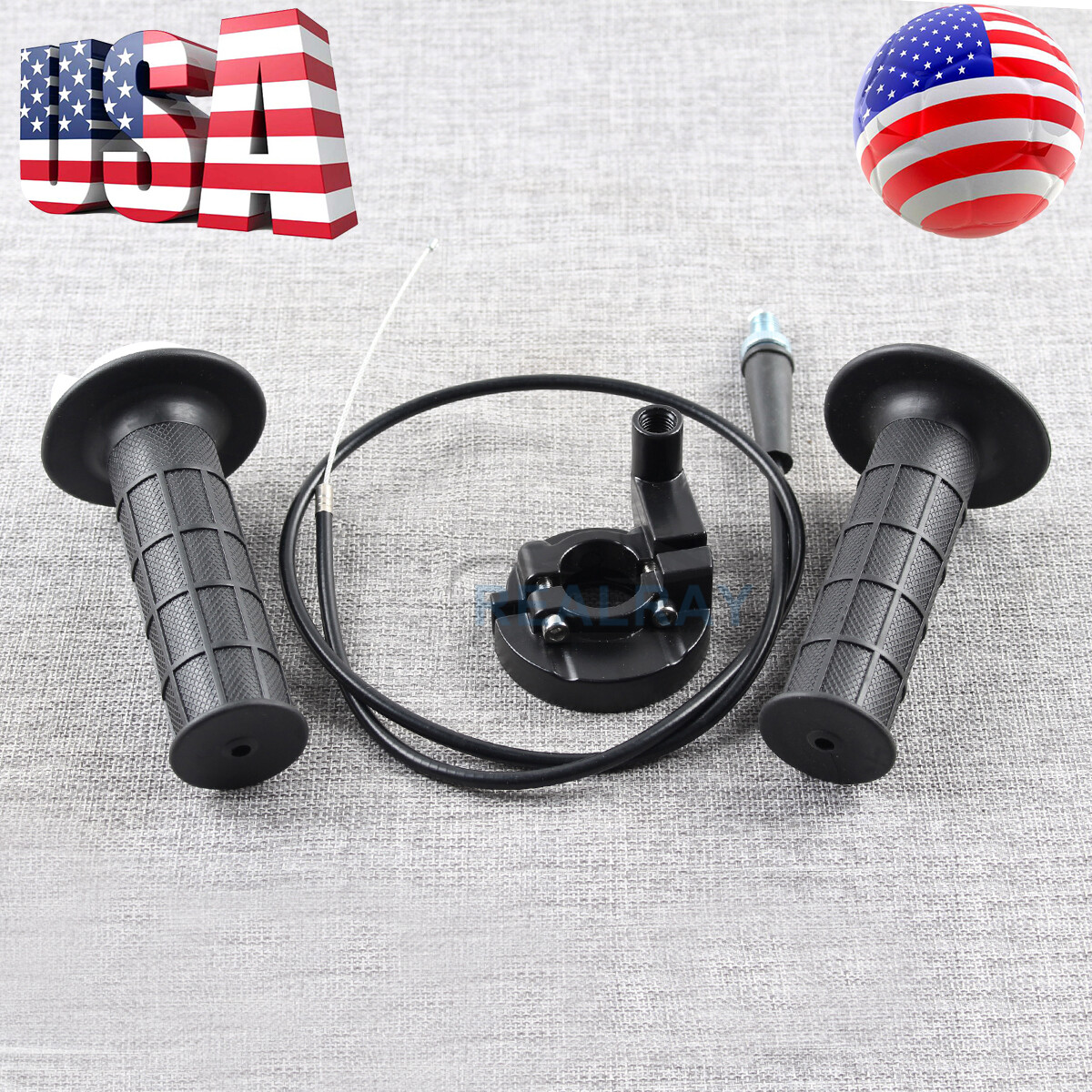 Throttle Cable Handle Bar Set Grip Casing For Honda C70 C200 CA175 CB125S CB350