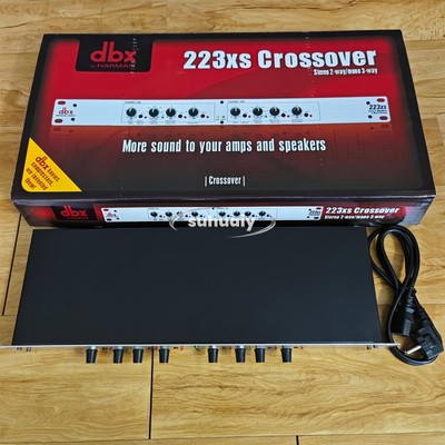 DBX By Harman 223xs Crossover Stereo 2-Way / Mono 3-Way in Box w/ Manual