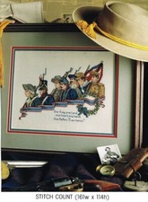 MEMORIAL DAY SOLDIERS CROSS STITCH PATTERNS ONLY - 4B8