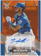 2021 Topps Big League Opening Act OAA-NH Nick Heath RC Auto Orange Autograph /99