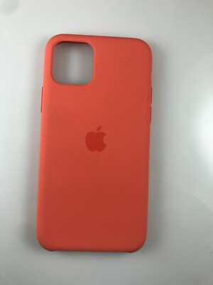 Original Genuine Authentic OEM Apple Silicone Case for iPhone 11 Pro  Clementine