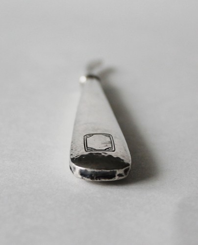 Antique Sterling Silver Handle Nail Cleaner Tool Monogrammed MSN - Picture 9 of 10