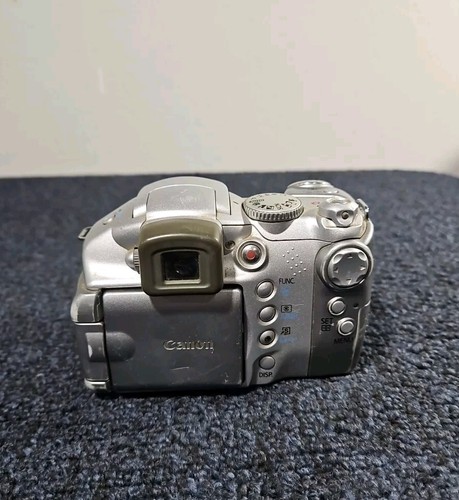 FOR PARTS OR REPAIR Canon PowerShot S2 IS Digital Camera 5MP Silver ERROR E18 - Picture 5 of 11