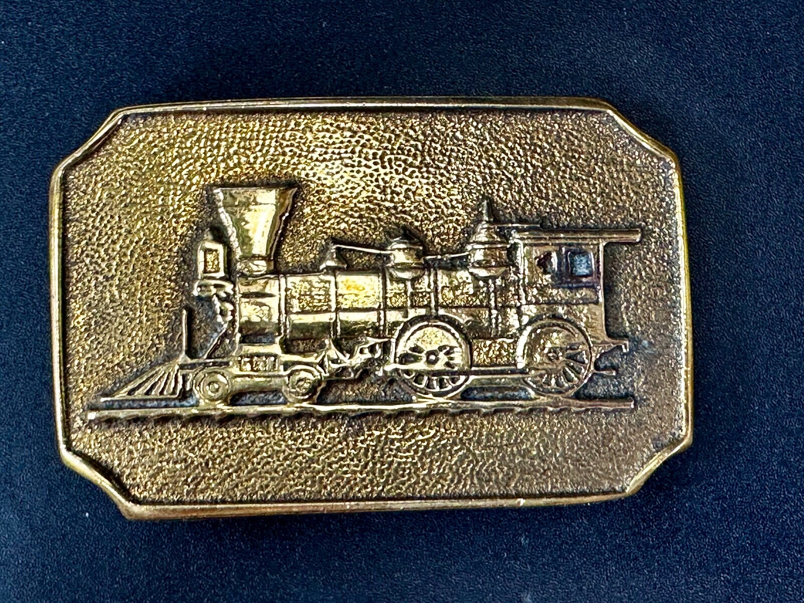 Locomotive Steam Engine Train Solid Brass Vintage… - image 13