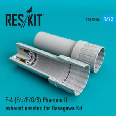 1/72 Reskit F-4 Phantom II (E/J/F/G/S) exhaust nossles for Hasegawa Kit (1/72)