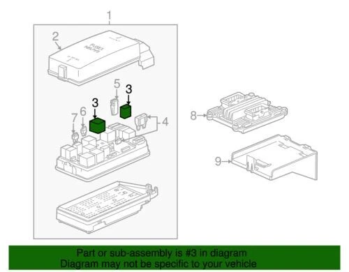 Relé multiusos gris genuino GM 1990-2018 Buick Chevrolet Cadillac 13503102 Foto 3 de 3