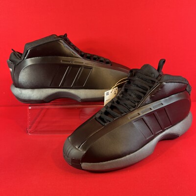 Adidas Crazy 1 Men's US 11 Triple Black Streetwear Basketball Kobe Retro Heat I