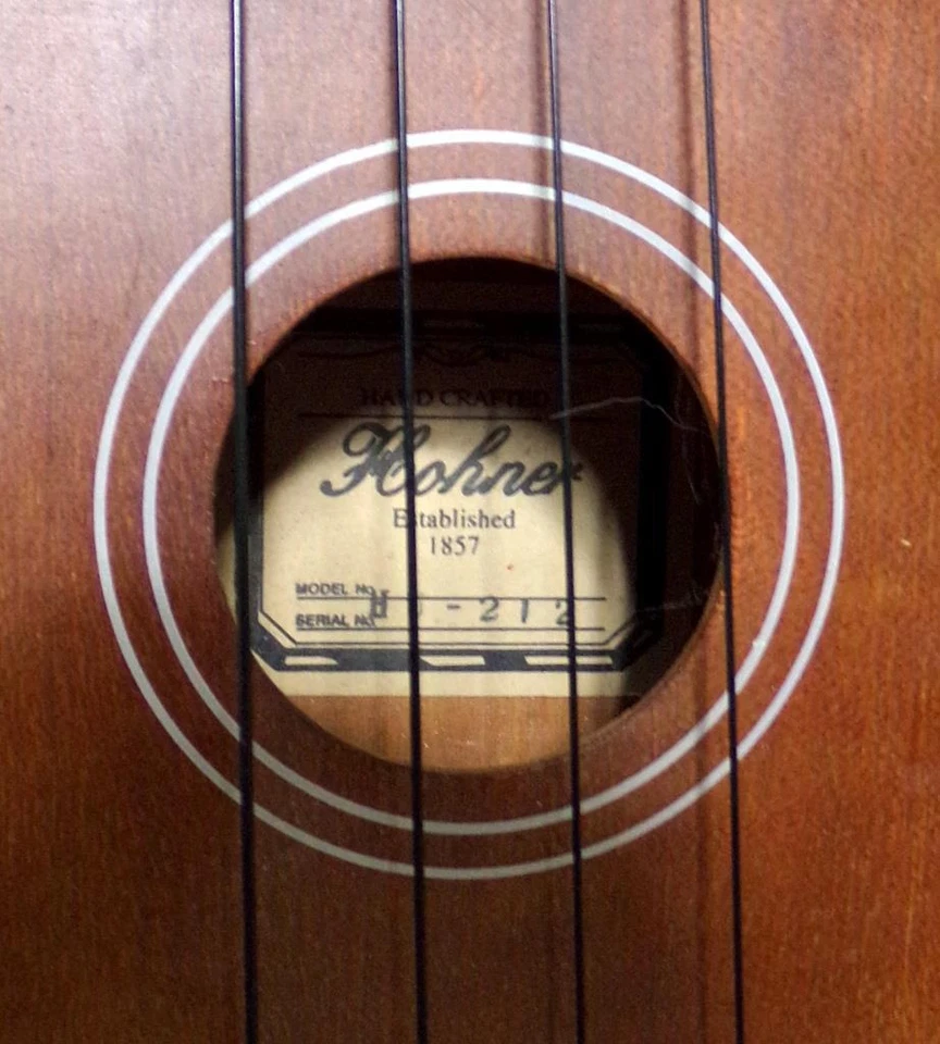 Ukelele vintage Hohner HU-212 Uke Foto 3 de 4