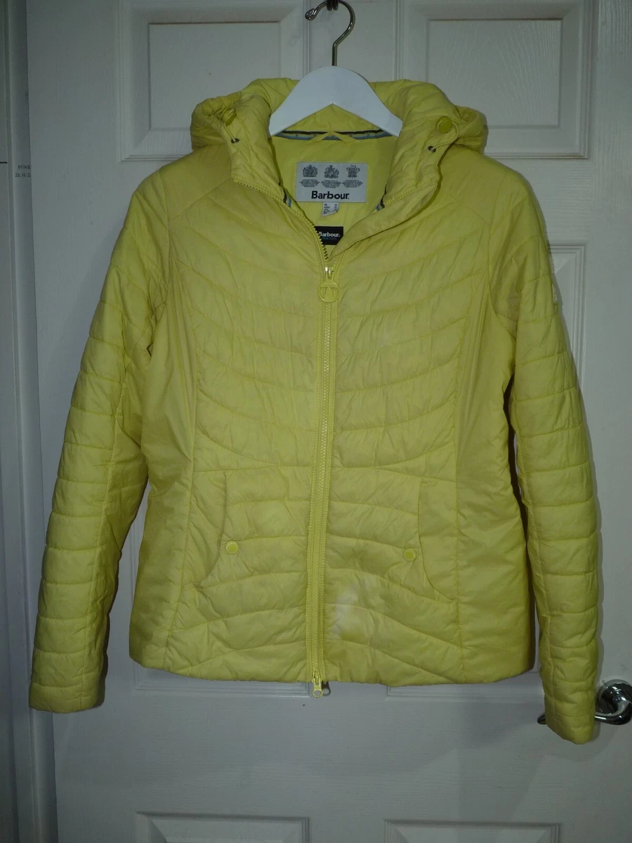 Barbour yellow shop jacket womens