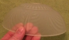 Vintage Dolan Designs Glass Frosted Ceiling Light Shade  8" Width Decor