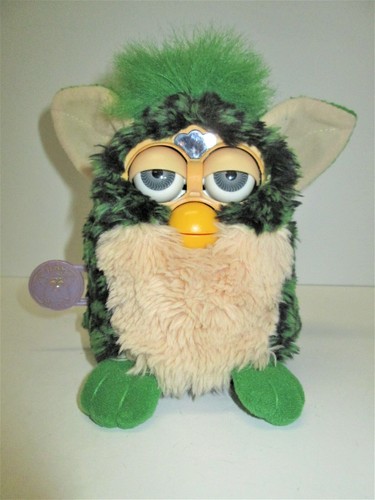 VTG 1999 FURBY Turtle Black Green 70 