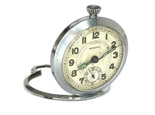 VINTAGE SWISS ROSPIN POCKET / TRAVEL WATCH - AMERICAN WARREN TRADING CORP CASE