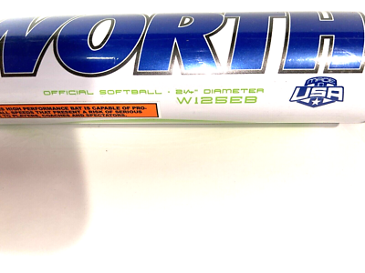 Batte De Softball Worth EST Comp 12.5 – 34 Pouces / 25 Oz – Équilibrée – Adulte