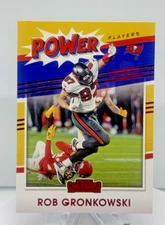 2021 Panini Contenders Football Rob Gronkowski Power Player #PP-RGR Red Variant