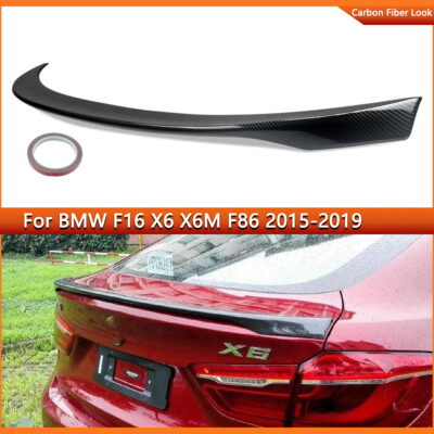Rear Trunk Spoiler Wing Lip For 2015-2019 BMW F16 X6 F86 xDrive50i M Performance