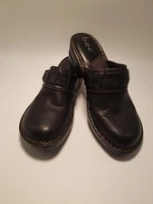 B.O.C. Clog/Mule Women s Open Heel Shoe Black Sz 9M