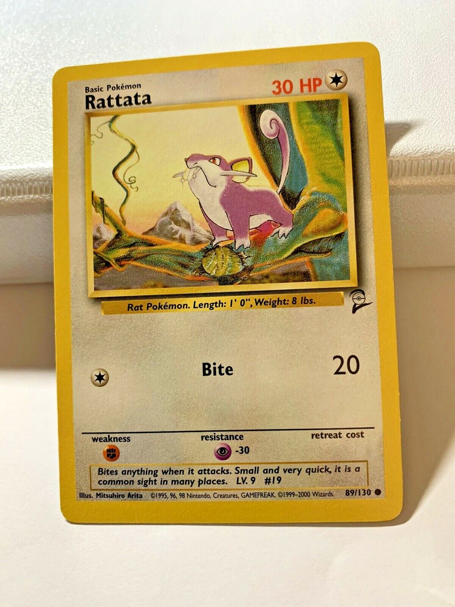 RATTATA - Base Set 2 - 89/130 - Common - Pokemon Card - Unlimited