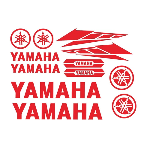 YAMAHA Motorrad Aufkleber Zubehör Abziehbilder Sticker Roller Heckbox Dekoration - Picture 4 of 10