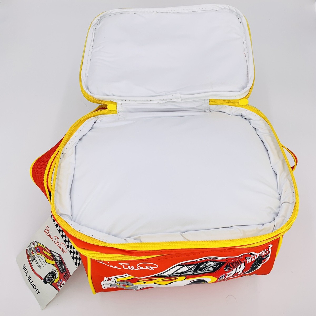 Boîte à lunch douce vintage années 90 NASCAR Bill Elliott