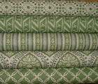Linen Blend Curtain Fabric Provence Collection Green Cushion Upholstery Blinds