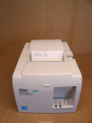 Star TSP100II FuturePRNT Eco TSP143IIU Thermal Ticket Printer White - PRINT OK