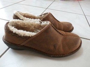 fur lined slip on shoes