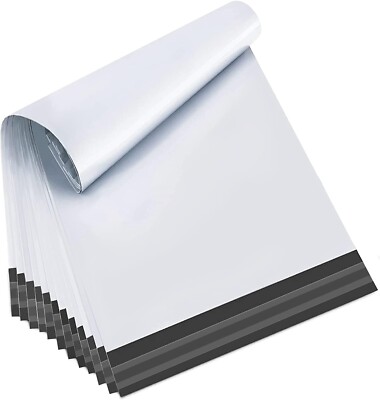 Pack of 100 Packaging Security Bag Tamper Proof Poly Mailers (Size 10 x 8)