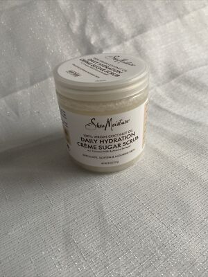 Shea Moisture 100% Vegan Coconut Oil, Daily Hydration, Cream Sugar Scrub