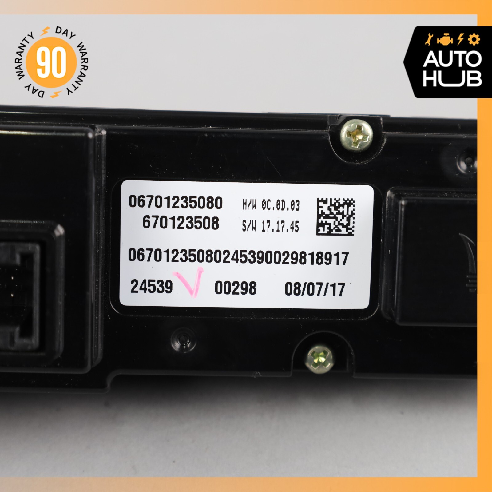 Maserati Levante M161 Ghibli M157 AC A/C Heater Climate Control Switch OEM 64k