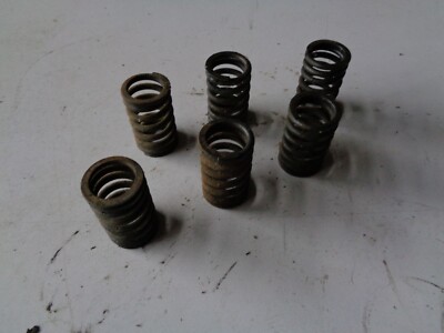 6 x Fordson Super Major Ventilfedern 7 Spulen 34 mm Durchmesser 2 1/4'' Höhe