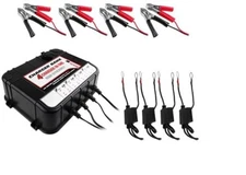 2Amp 6/12V 4 Bay Battery Charger for SLA (Sealed Led Acid) Battery