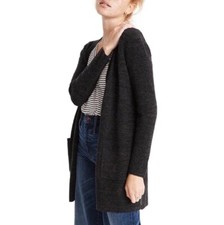 Madewell Womens Donegal Kent Cardigan Sweater Gray Wool Blend Small