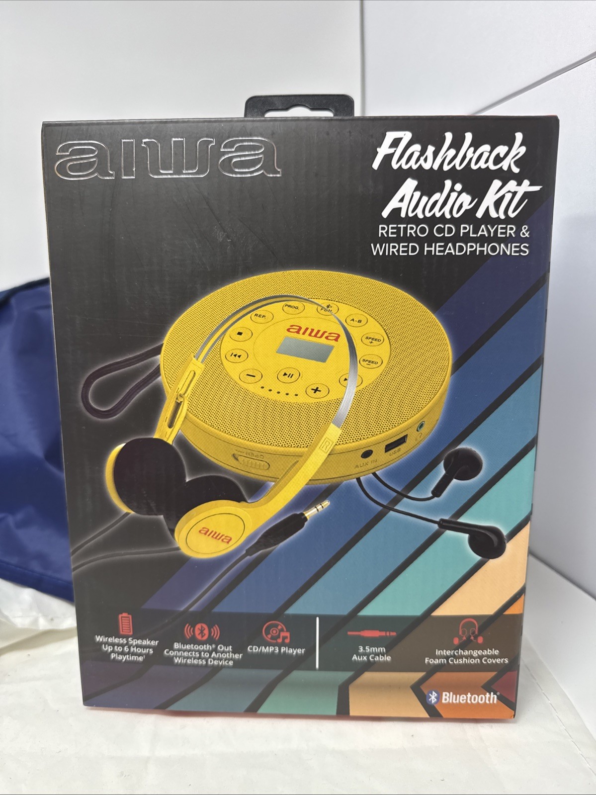 Wired Headphones Yellow- New