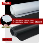 Silikon-Gummi Platten Gummiplatte Dichtung Matte Dicke 0.5/1/2~5mm Schwarz/Weiß
