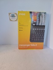 ZAGG Messenger Folio 2 Bluetooth Keyboard Case for iPad 10th, iPad A16 Open Box