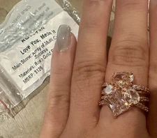 Bomb Party SZ 7 RG13720 Love You, Mean It Array Of Multicolor CZ RG Plating