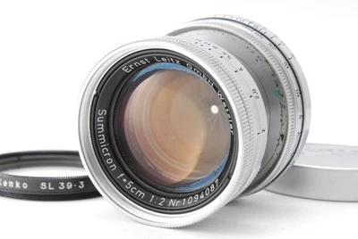 [Near MINT+++] Objectif Leica Ernst Leitz GmbH pliable Summicron L39 50mm 5cm f2 - Photo 1/4