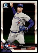 2018 Bowman Chrome Prospects T.J. Zeuch Toronto Blue Jays #BCP56