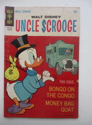 Walt Disney's Uncle Scrooge 73 VG+ (4.5) Gold Key, 2/68