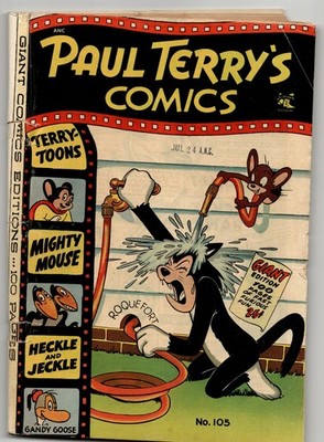 Paul Terry's Comics #105 St. John Mighty Mouse Heckle Jeckle Silver Age