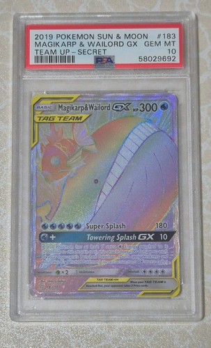 Magikarp & Wailord-GX graded PSA 10 for sale on eBay